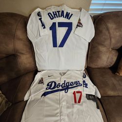 Dodgers ohtani world series Jersey