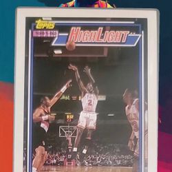 Michael Jordan 1992-93 Topps The Highlight Basketball Card – Bulls