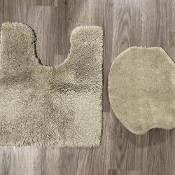 Bathroom Toilet Seat Cover And Floor Mat 