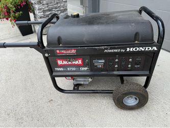 Black Max 7000 / 8750 Watt Portable Gas Generator