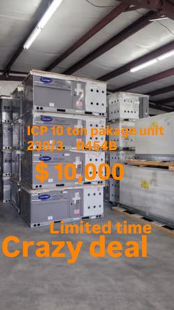 Icp 10 ton package unit brand new R454b