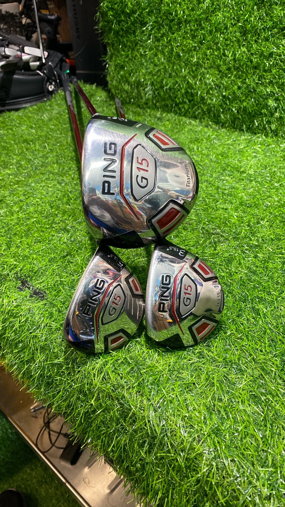 Ping G15 Regular Flex Graphite Wood Set