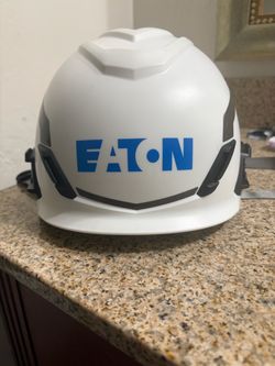 Eaton MSA White Hard Hat Safety Helmet