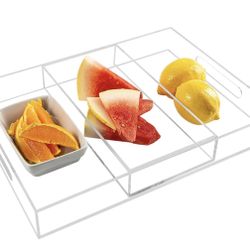 Clear Acrylic Serving Tray – 11.8"x 15.8" Large Premium Clear Acrylic Alpha Tray & 11.4"x5.8" Small Lucite Box, Spill Proof w/ Handles, Decorative Dis