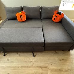 IKEA FRIHETEN Sleeper Sectional Sofa with Storage