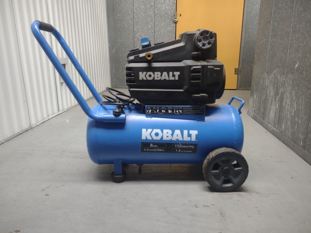 Kobalt 8 Gallon Compressor 150 Max PSI 1.8 HP