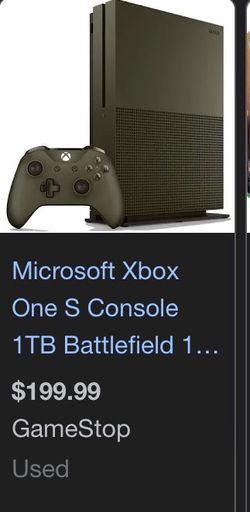 xbox one x battle field edition