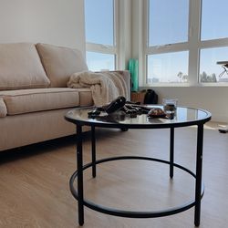 Round Glass Coffee Table