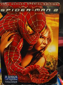 Spideman 2 DVD. 5 Dollars 2 Discs
