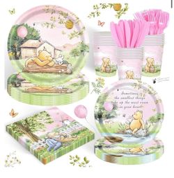 Winnie The Pooh Baby shower Party Supplies 