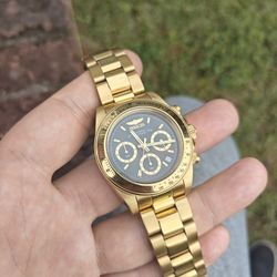Invicta Speedway Gold/Black Mother Of Pearl 