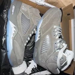 Used Wolf grey 5’s size 13