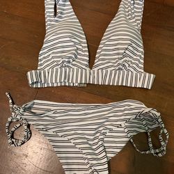 Striped Bikini Size Medium