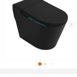 ANZZI
ENVO Echo Elongated 1.28 GPF Smart Bidet Toilet in Matte Black with Auto Open, Auto Close, Auto Flush, and Heated Seat