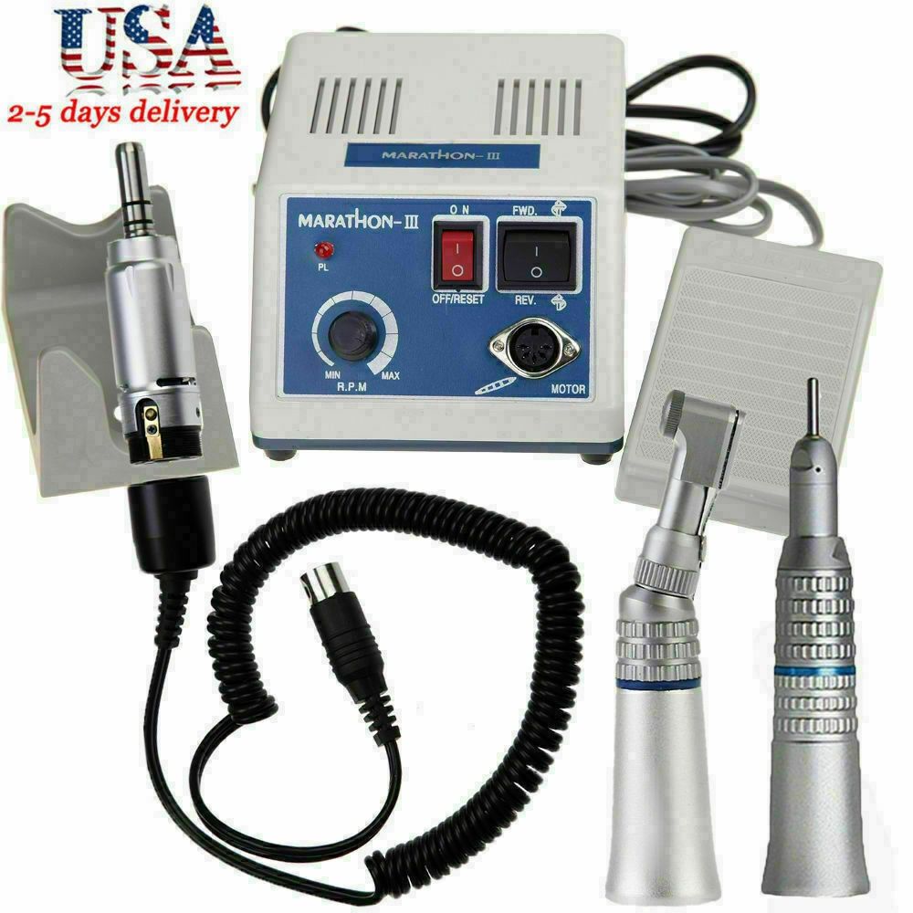 thumbnail image 2 of Dental Lab Marathon Electric Micromotor Polishing Unit W/ 35K RPM Handpiece 2 of 5