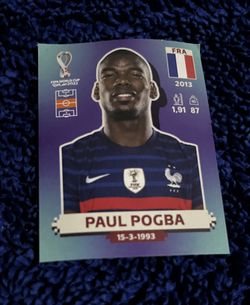 2022 Fifa World Cup Qatar Panini Paul Pogba