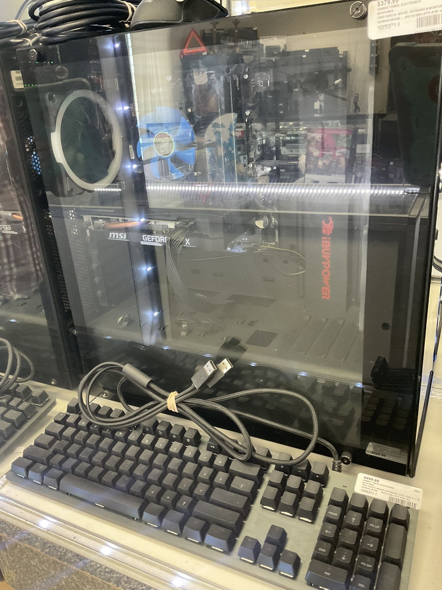 IBuyPower Gaming PC W/ Keyboard, Mouse, And Monitor
