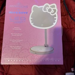 Hello Kitty  Impressions LED Rechargeable Make Up Mirror