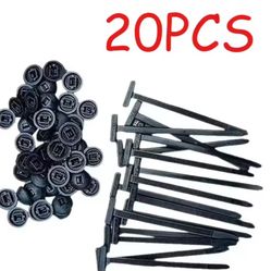 Nylon Cable Tie Buckle Fixed Through The Core Nail Cable Tie Buckle Mudguard Fender Inner Lining Trunk Buckle  Outdoor Camping