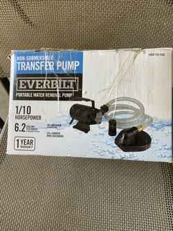 Portable Water Remover pump