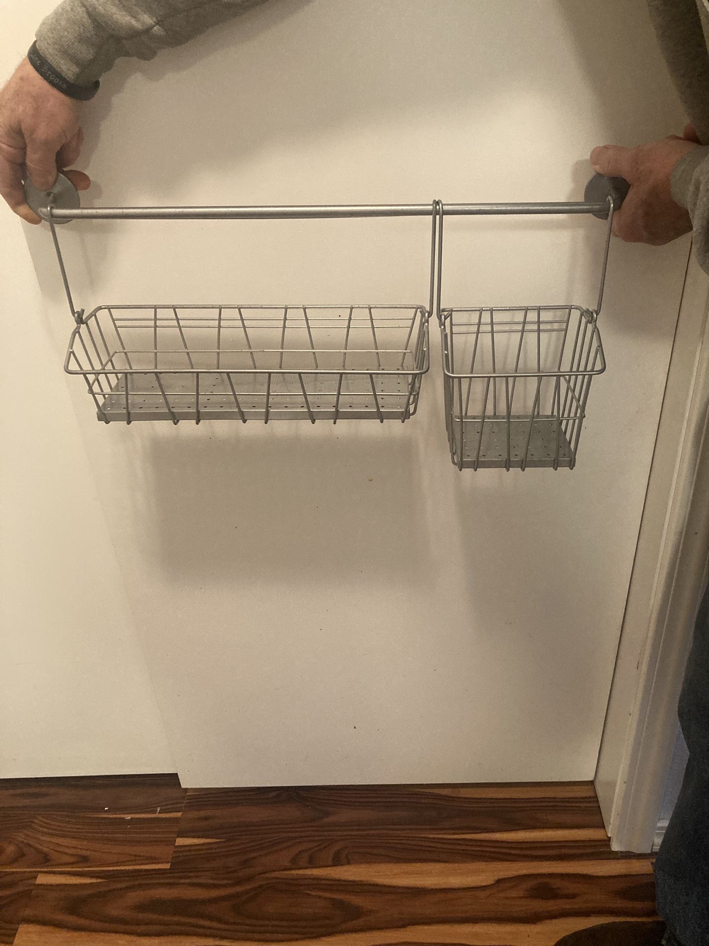 IKEA Hanging storage racks, Baskets and hooks