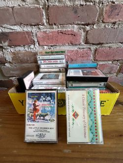 24 units mixed lot of Christmas cassettes