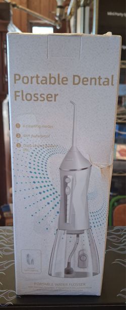 New cordless H2ofloss portable dental flosser.