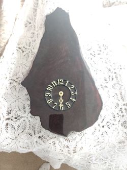 Red wood Wall Clock