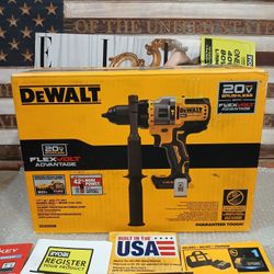 NEW DEWALT 20V BRUSHLESS 1/2 HAMMER DRILL DRIVER TOOL 