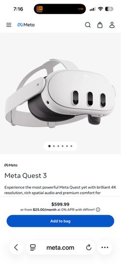 Meta Quest 3 128 gb