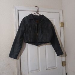 Women's leather jacket