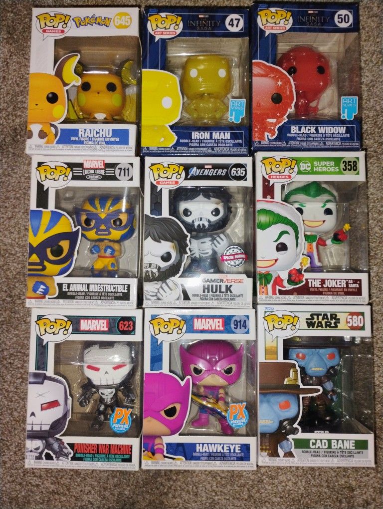 Funko Pop Collection Lot