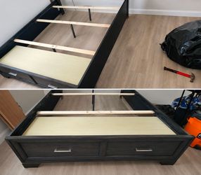 Queen bed frame