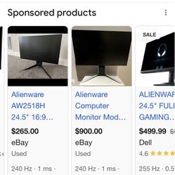 Alienware Monitor 244hz 24-25in