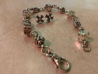 Cross vintage style bracelet and earrings