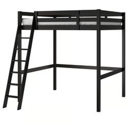 Full Size Loft Bed Futon And Side Table $150 Delivery Bill