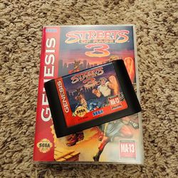 Streets Of Rage 3 For Sega Genesis 