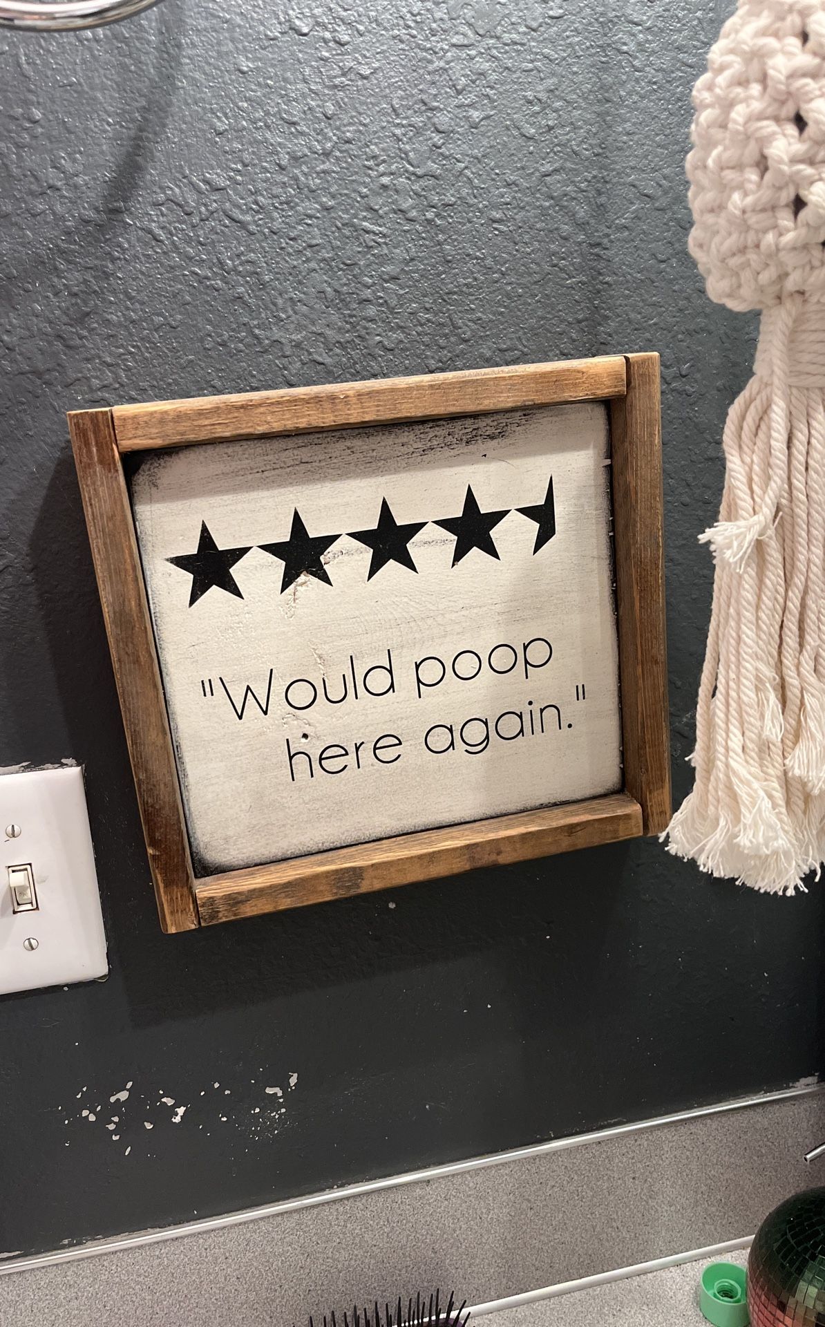 Bathroom sign