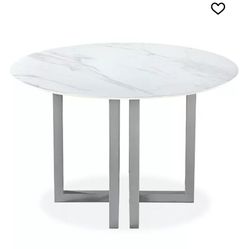 Emila Round Sintered Stone Dining Table