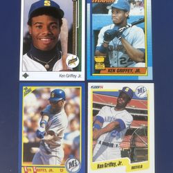 1989 Upper Deck Ken Griffey Jr Rookie Baseball Card Lot 