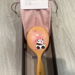 TanMuJiang Wooden Hair Brush - Panda