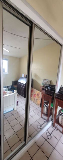 Sliding Mirror Closet Doors Set