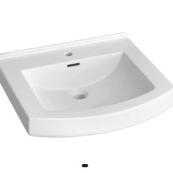 Proflo Pf6001 Otter Creek 20" Rectangular Vitreous China Pedestal Bathroom Sink