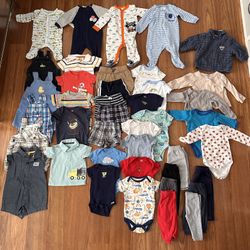 Baby Boy Clothes Huge Bundle 3-6 Months 