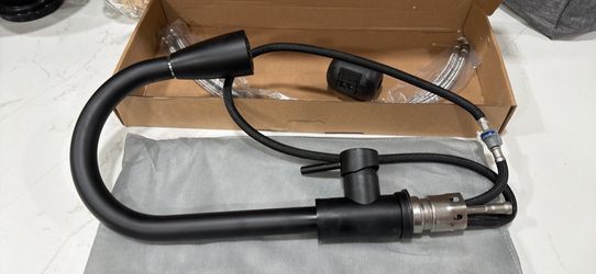 Black kitchen faucet $45