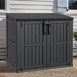 OUTDOOR SHED 36 CU FEET WATERPROOF AND LOCKABLE BRAND NEW IN BOX!!!
