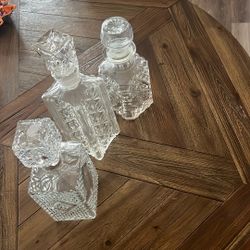 3 Decanters Take 3 For 30.00