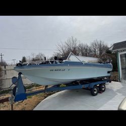1970 OMC 17’ Eliminator Fishing/Ski Boat 