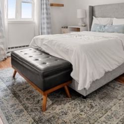 FREE PICK UP TODAY: Stylish Full Bed Frame, Mattress & Spring