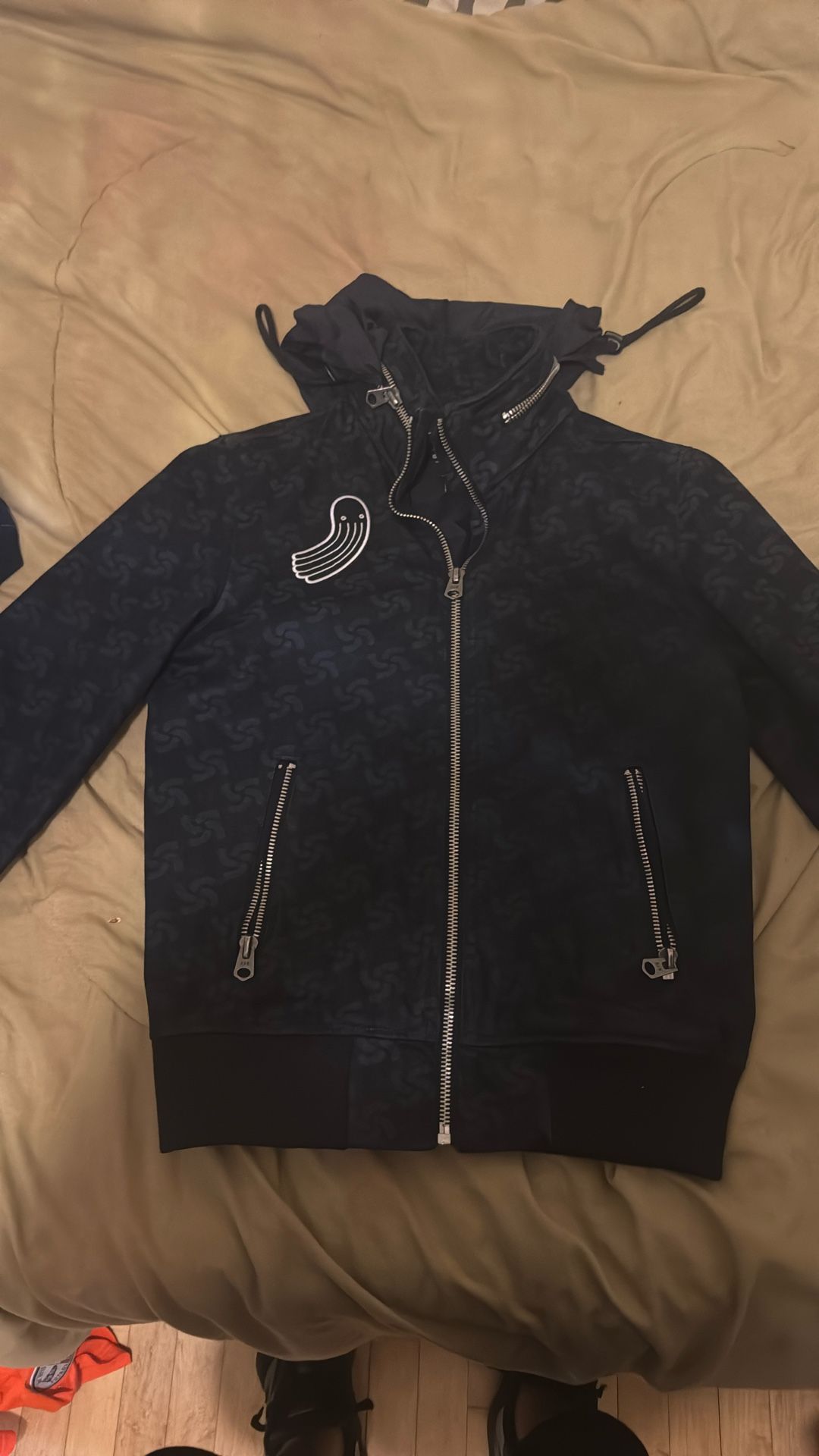 Medium Navy Blue Raw jacket